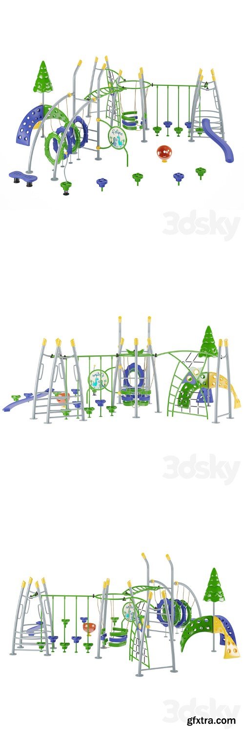 3dsky Pro - Commercial Playground Equipment 01