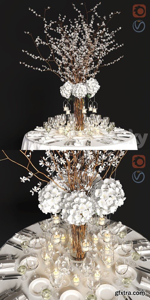 3dsky Pro - Decor for the festive table