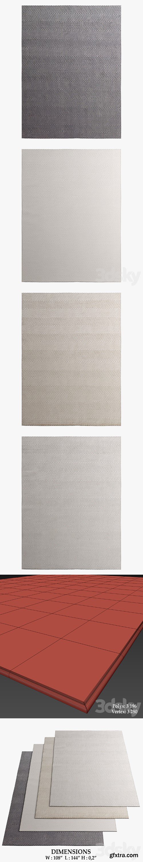 3dsky Pro - Restoration Hardware Rugs_77