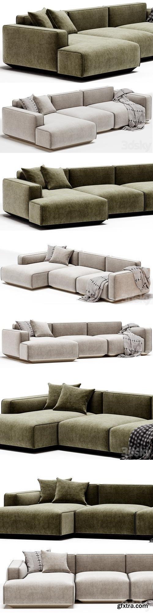 3dsky Pro - Corner Grant Sofa By Lavsit