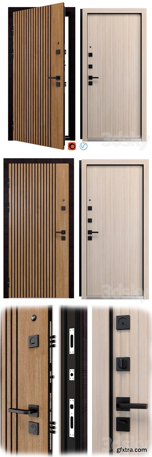 3dsky Pro - Entrance metal door Modica (Strage)