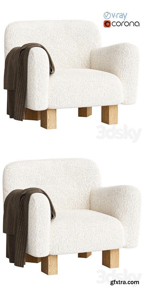 3dsky Pro - Benel armchair by divan.ru