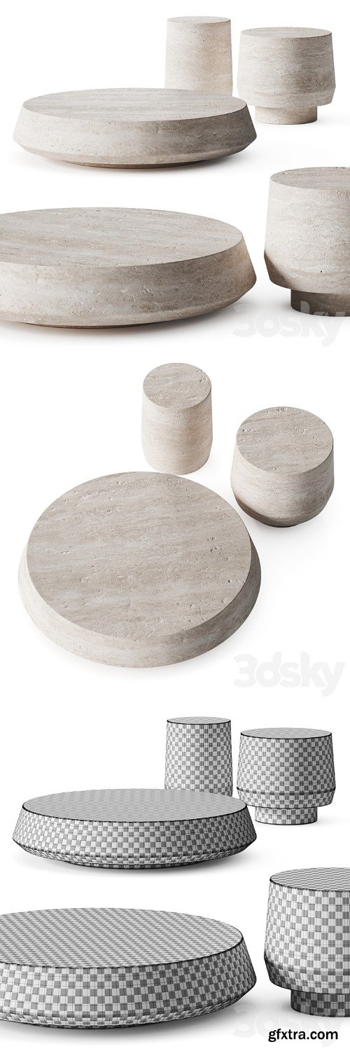 3dsky Pro - Osminin Studio Timeless Coffee Tables