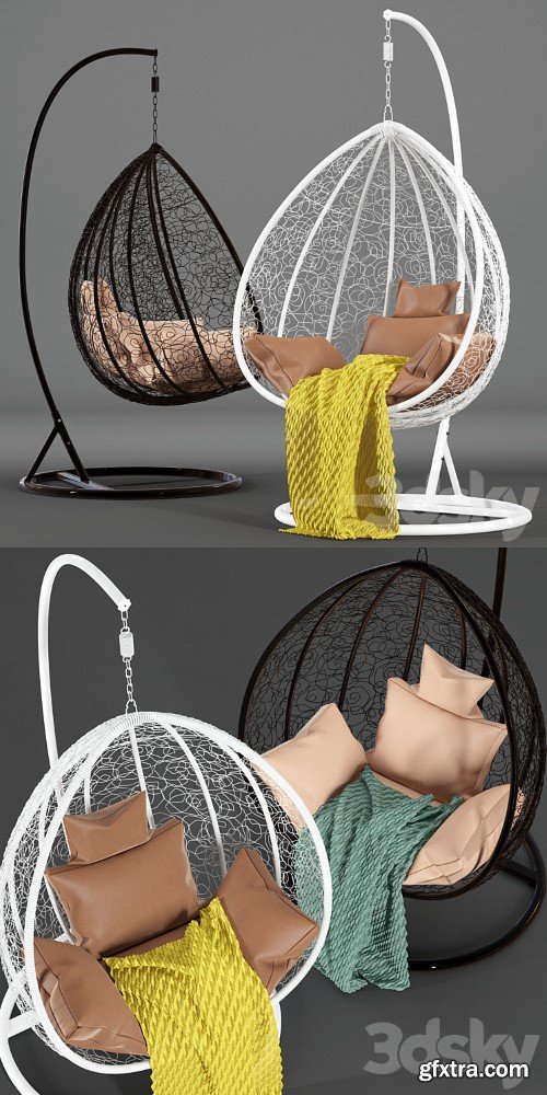 3dsky Pro - Suspended swing chair Fresco Maxi