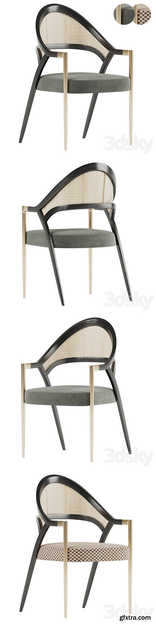 3dsky Pro - PIERRE Chair by Bercelona Design