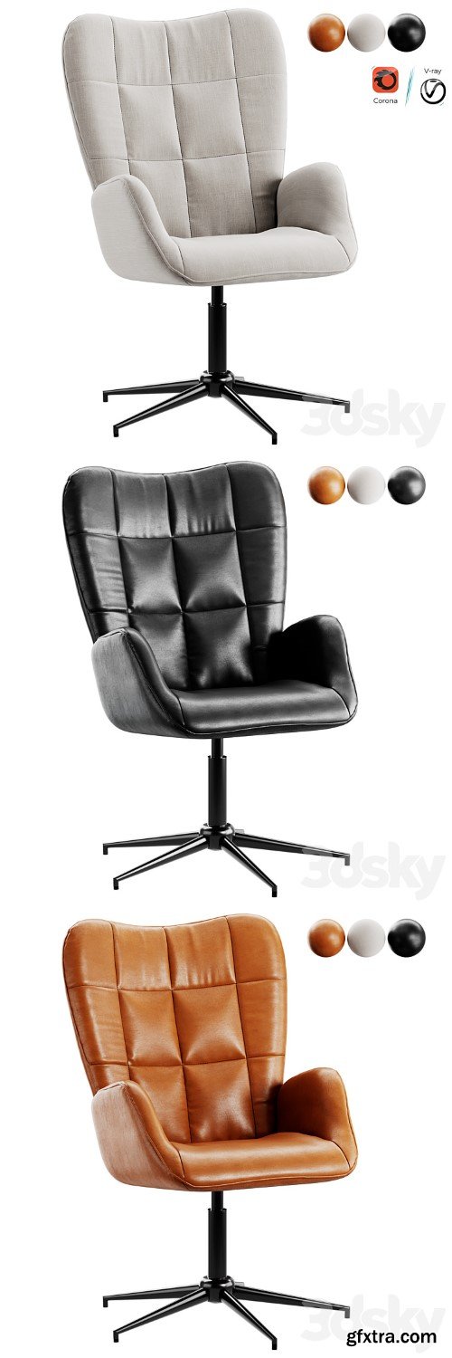 3dsky Pro - Chair Iris Swivel