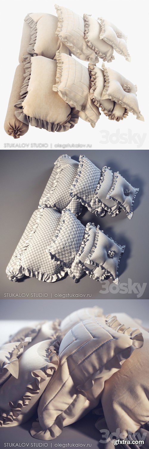 3dsky Pro - Set of cushions