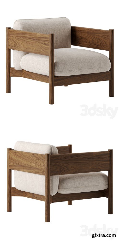 3dsky Pro - ARBOR CLUB ARMCHAIR by HAY