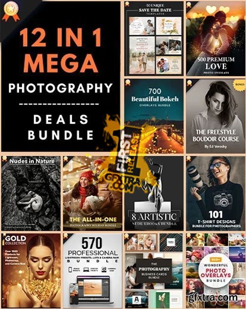 PhotoWhoa - 12-In-1 Mega Photography Deals Bundle