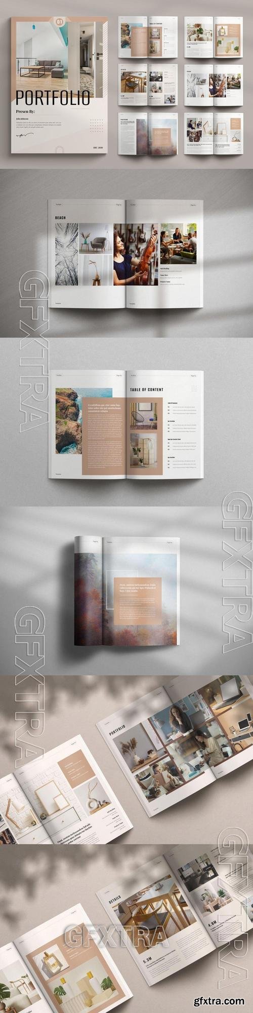 Portfolio Magazine Template T645PUC