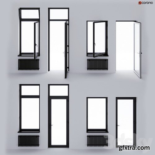 3dsky Pro - Aluminum window and balcony door ALUMIL