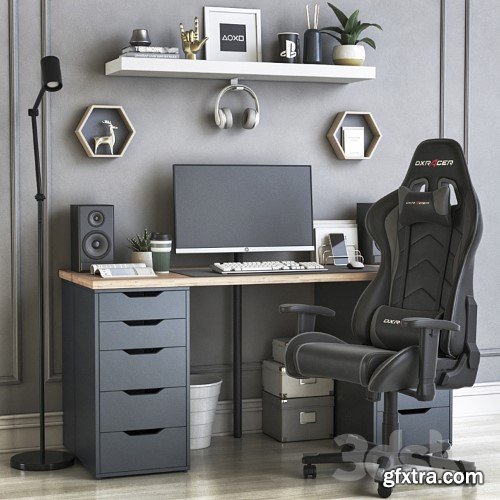 3dsky Pro - IKEA office workplace 35