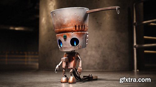 CGCookie - POTHEAD: Create a Hard Surface Character in Blender