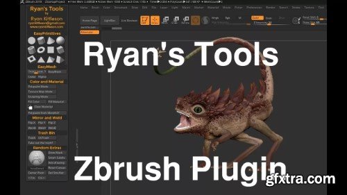 Ryan\'s Tools 1.5 and 2.2 - Zbrush PlugIn