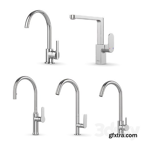 3dsky Pro - Set of kitchen faucets Ravak set 11