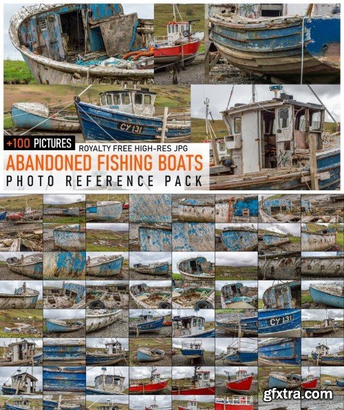 Artstation - 100+ Abandoned Fishing Boats