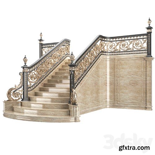 3dsky Pro - classical staircase