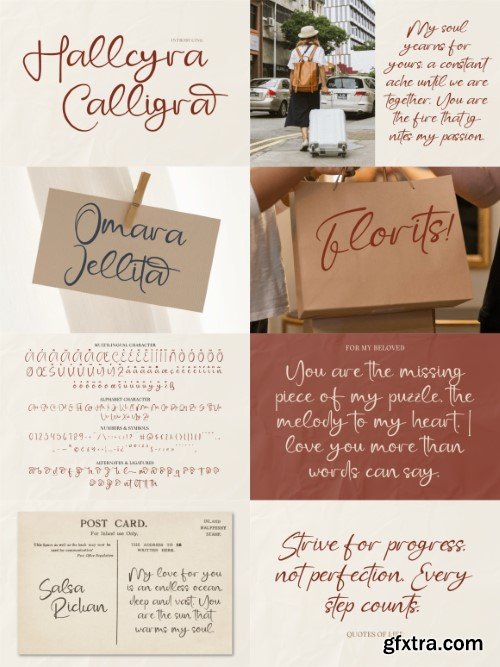 Hallcyra Calligra Font