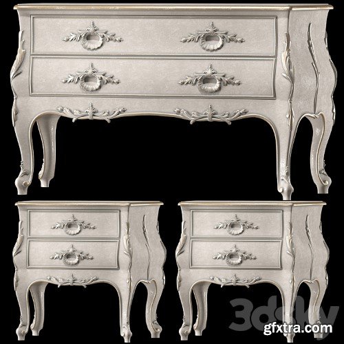 3dsky Pro - juliettesinteriors nightstand and dresser art JX0108