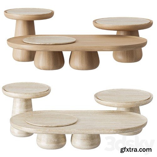 3dsky Pro - Mohdern Bold Coffee Tables