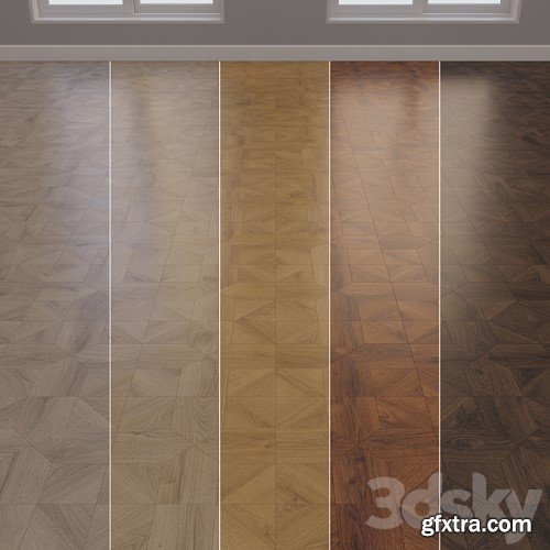 3dsky Pro - Classic modular parquet QUICKSTEP set 1