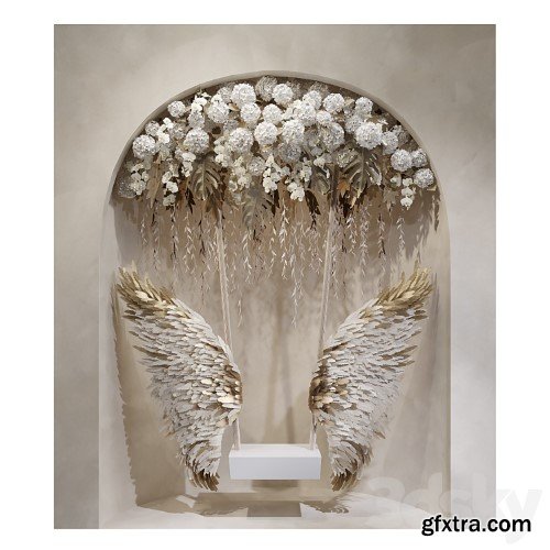 3dsky Pro - Decorative swing with wings