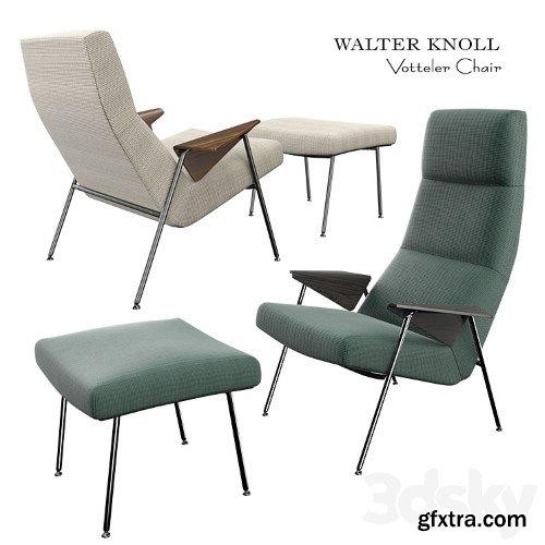 3dsky Pro - WALTER KNOLL Votteler Chair