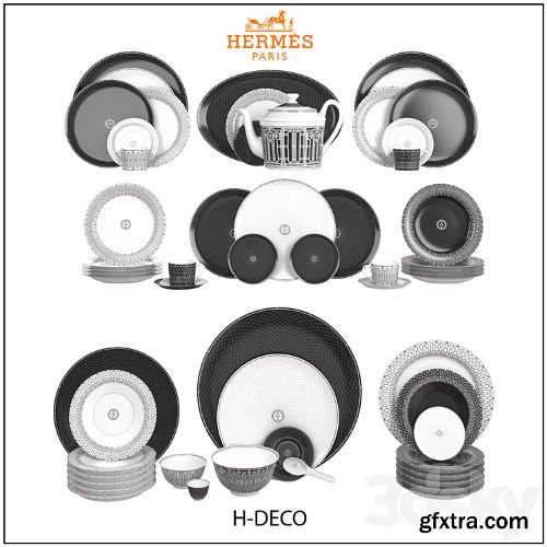 3dsky Pro - H-Deco Tableware by Hermes