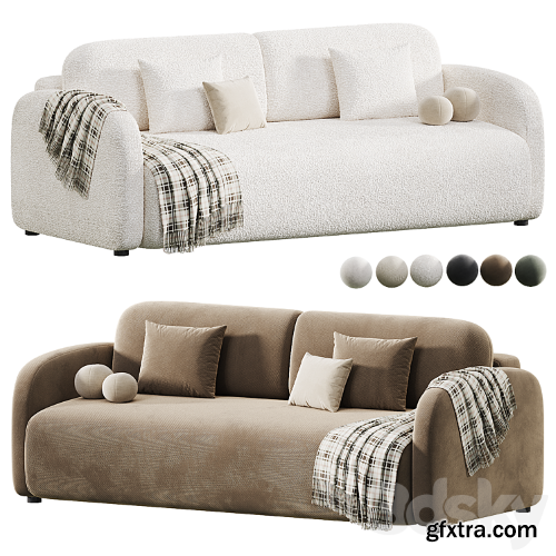 3dsky Pro - Sofa Clymar Velvet Beige