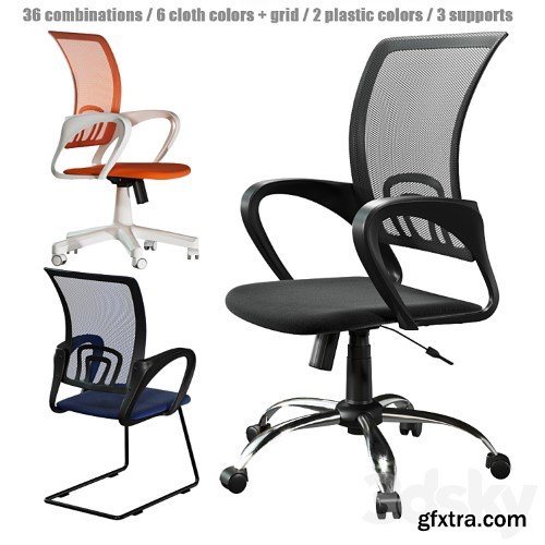 3dsky Pro - Chair office CHAIRMAN 696