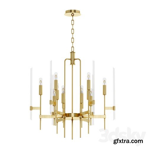 3dsky Pro - Hudson Valley Bari 12 Light Chandelier