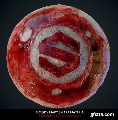 Artstation - Bloody_Mary_smart meterial with multylayered effect