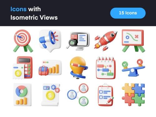 'Business Plan 3D Icon' 'Business Plan 3D Icon'