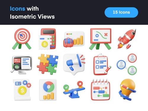 'Business Plan 3D Icon' 'Business Plan 3D Icon'