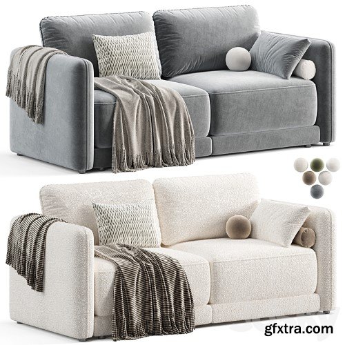 3dsky Pro - Dantone Home Marley straight folding Sofa