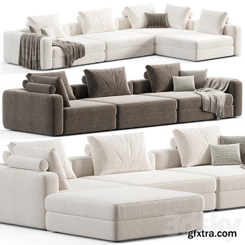 3dsky Pro - Soho Blanche Sofa