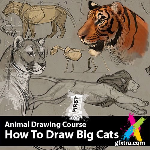 Creature Art Teacher - How to Draw Animals Course – Big Cats