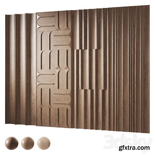 3dsky Pro - Decorative wood panels 1