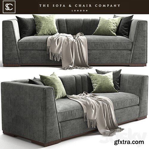 3dsky Pro - The Sofa & Chair Company 01, Valentino sofa