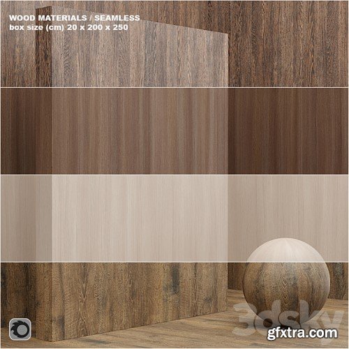 3dsky Pro - Material wood / veneer (seamless) - set 9