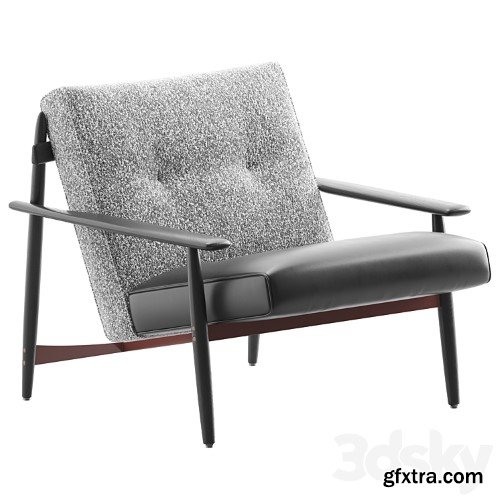 3dsky Pro - Trio Armchair by Minotti