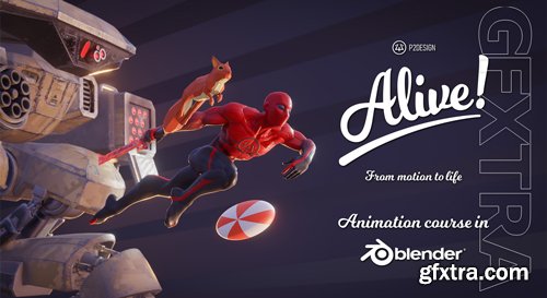 P2design Academy - Alive! Animation course in Blender