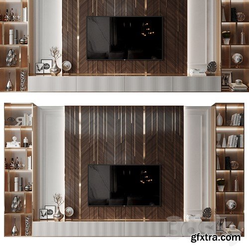 3dsky Pro - Plywood Tv Shelf KTV078