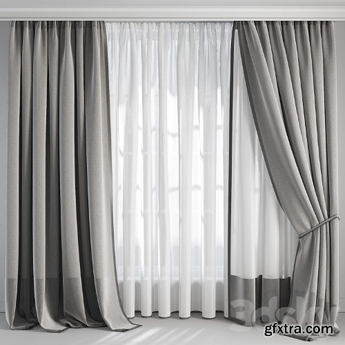 3dsky Pro - Silk and Cotton Curtain 07