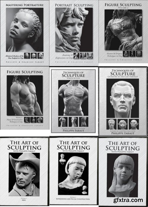 Philippe Faraut - The Art of Sculpting (books + DVD's)