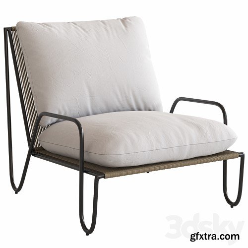 3dsky Pro - Coco Republic Shore Outdoor Lounge Chair