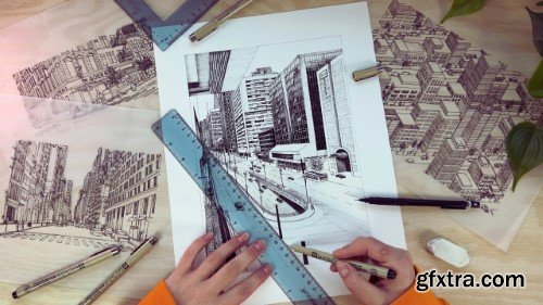 Skillshare - Urban Sketching for Beginners: Draw the World Around You With Ink