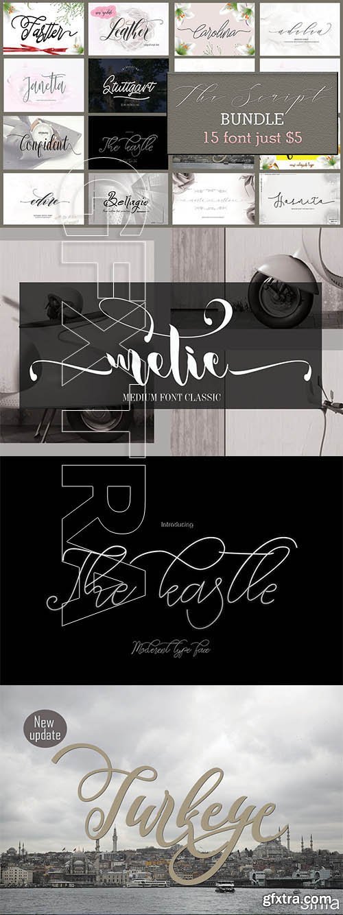 CreativeMarket - The Script Bundle - 4242596