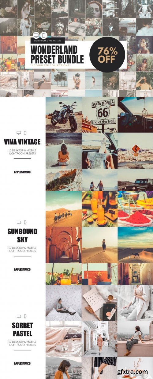 CreativeMarket - The Wonderland Preset Bundle - 6333332