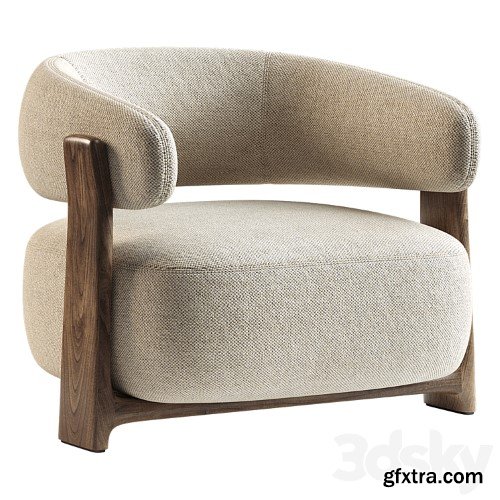 3dsky Pro - Kave Home Granite Armchair